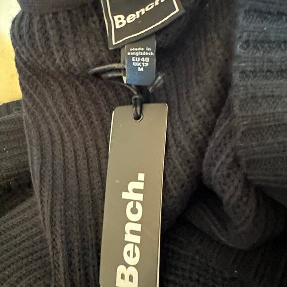 Bench Women's Asteria Long Open Cardigan, Black, Size Medium, NWT - Picture 5 of 5